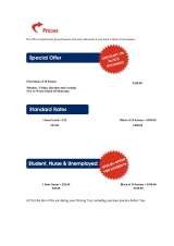 Menus & Prices, Wests School Of Motoring, Romford