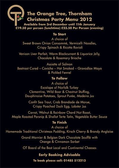 Pricelists of The Orange Tree - Thornham High Street - Photo 5 of 6