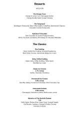 Menus & Prices, The Orange Tree - Thornham, Thornham