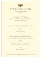 Menus & Prices, The Lifeboat Inn, Thornham