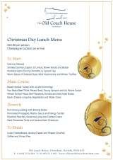Menus & Prices, Old Coach House, Thornham