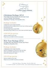 Menus & Prices, Old Coach House, Thornham