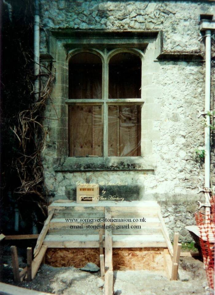 Window to doorway conversion - Before Profile Photos of Richard Harbury Stonemasonry 28 Bilberry Grove - Photo 10 of 15