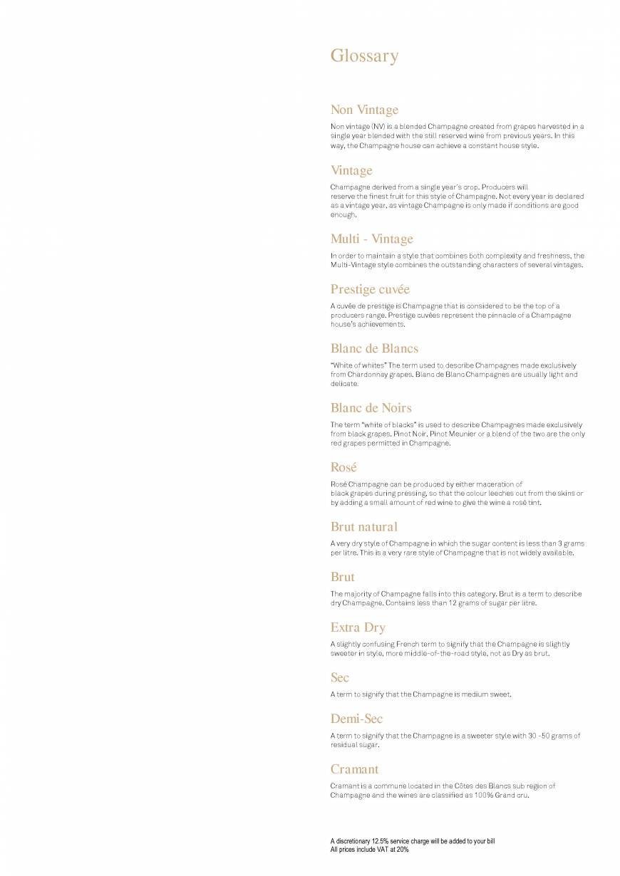  Pricelists of Searcys Champagne Bar - Westfield Stratford City 8a Ground Floor, The Arcade, Westfield Stratford City - Photo 13 of 16