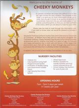 Cheeky Monkeys Day Nursery & Pre School (plus School Holiday Club), Colchester