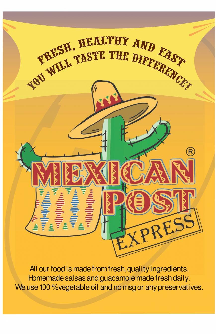  Pricelists of Mexican Post (Bensalem PA) 707 Neshaminy Mall, Food court Space F-6 - Photo 1 of 4