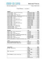 Menus & Prices, Nip Naps, Marsfield