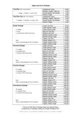 Menus & Prices, Nip Naps, Marsfield