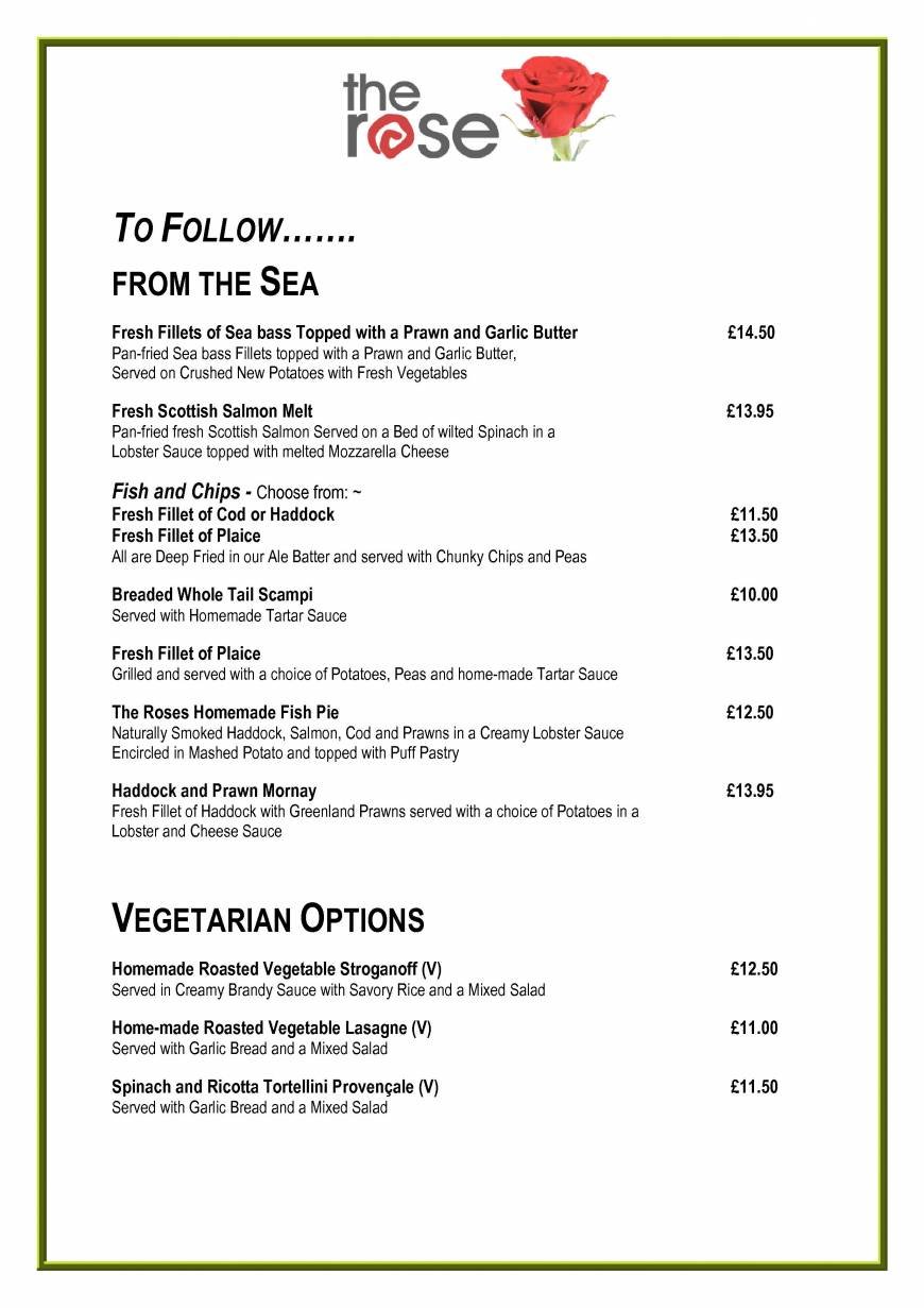  Pricelists of The Rose at Stapleford 81 London Road, Stapleford - Photo 2 of 15
