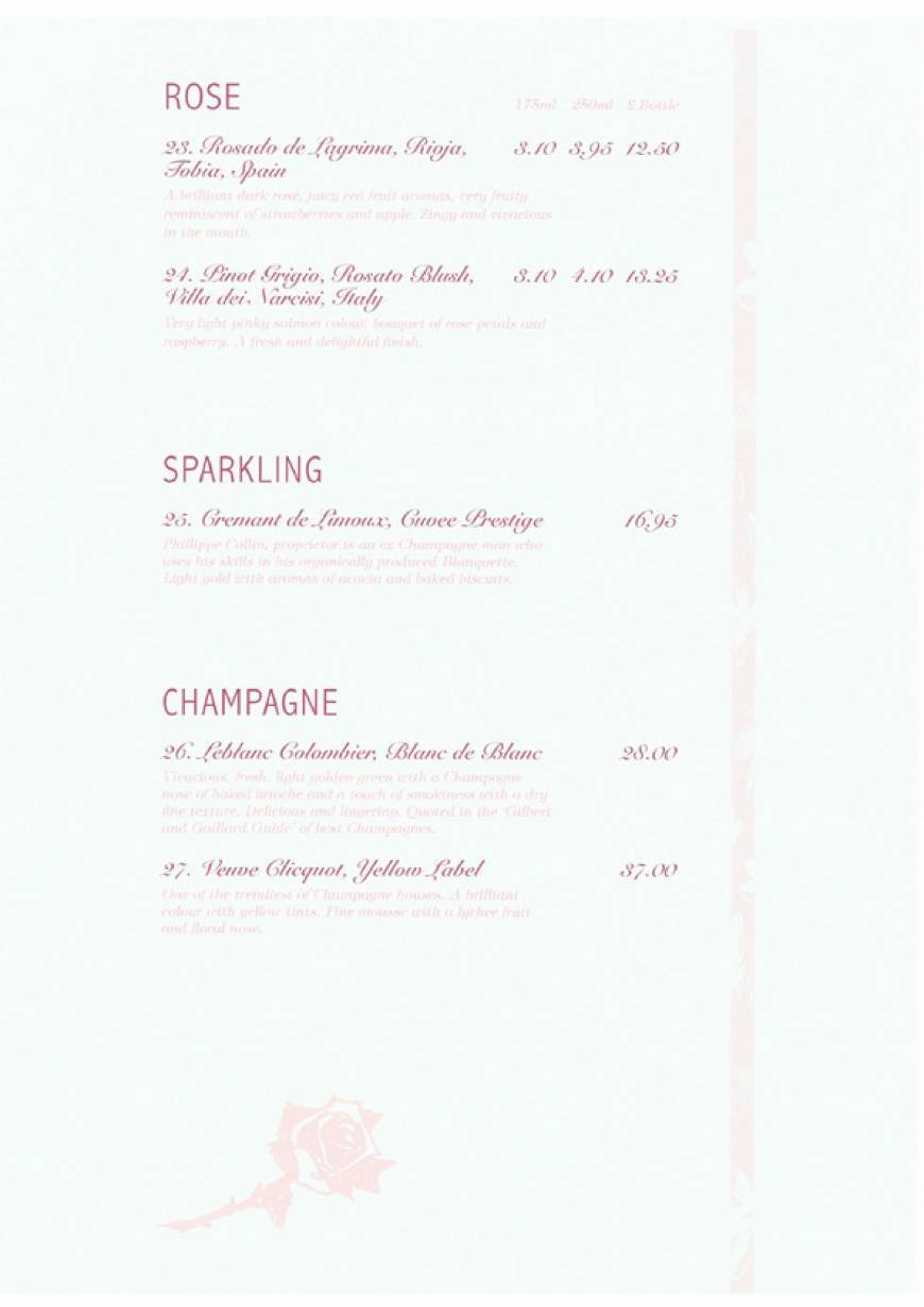  Pricelists of The Rose at Stapleford 81 London Road, Stapleford - Photo 9 of 15