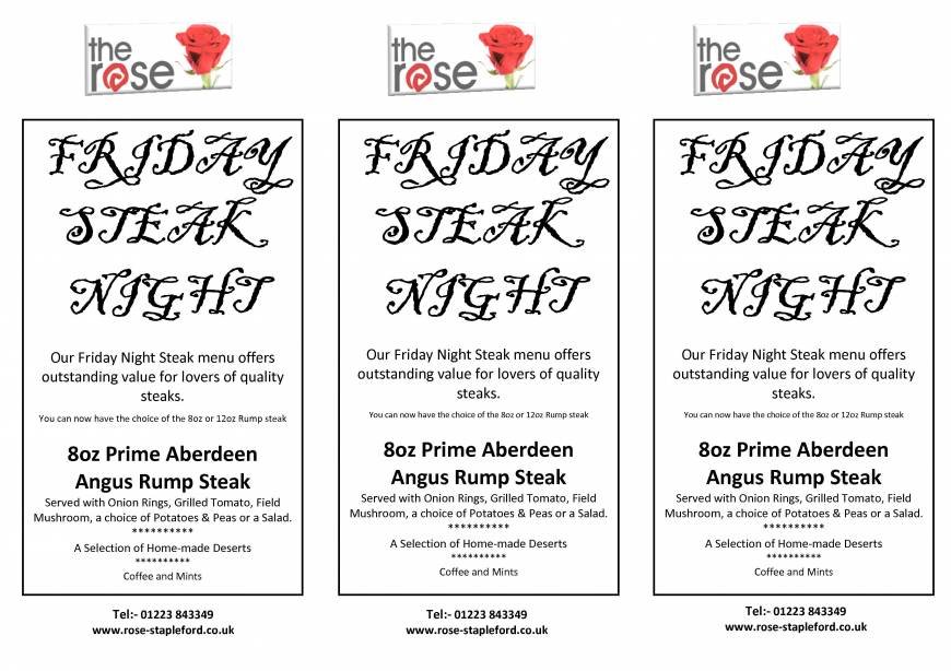  Pricelists of The Rose at Stapleford 81 London Road, Stapleford - Photo 15 of 15