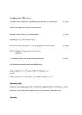 Menus & Prices, Restaurant Alexander, Den Haag