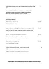 Menus & Prices, Restaurant Alexander, Den Haag
