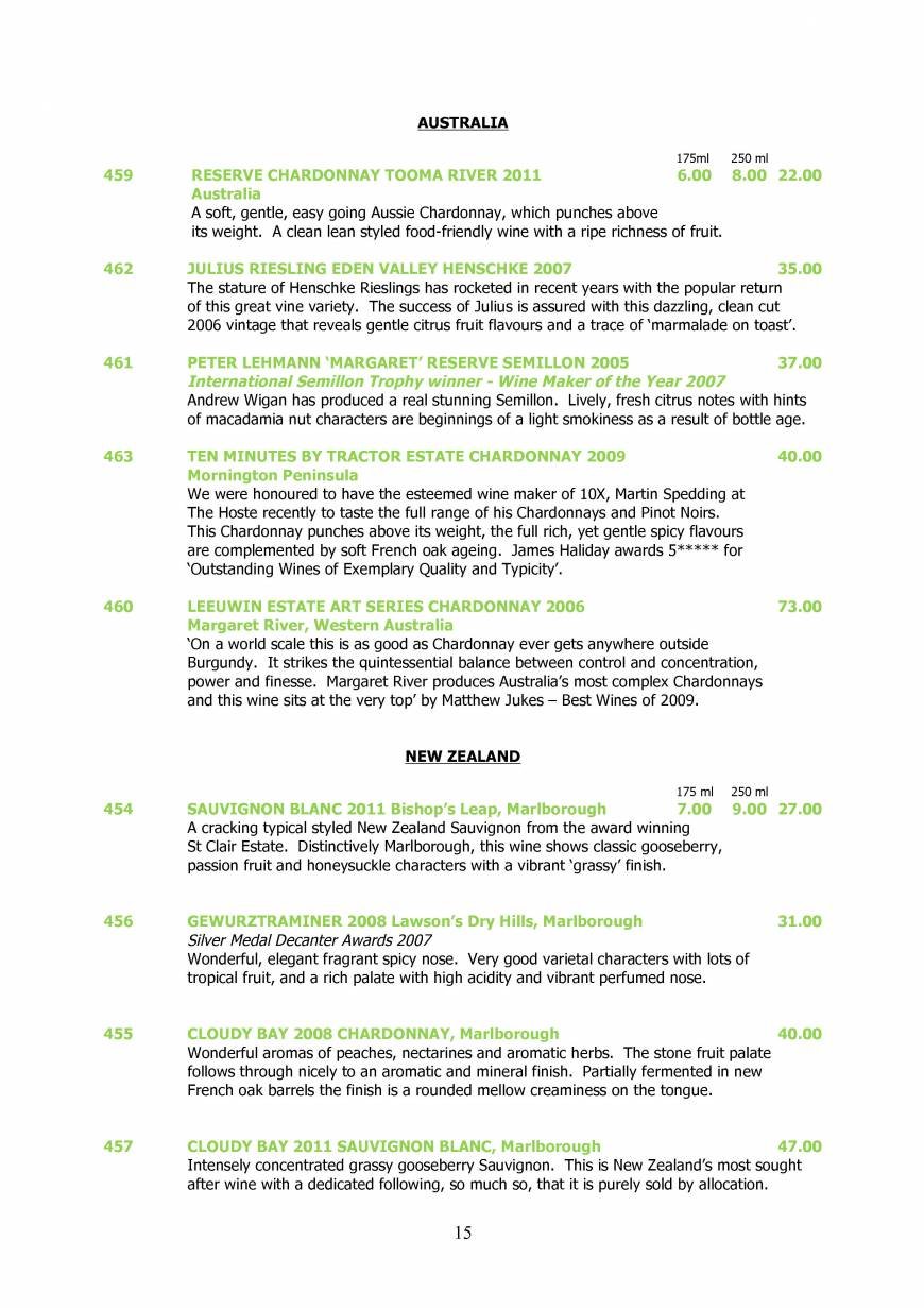  Pricelists of The Hoste Arms The Green - Photo 40 of 54