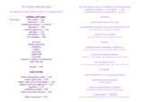 Menus & Prices, The Hoste Arms, Burnham Market