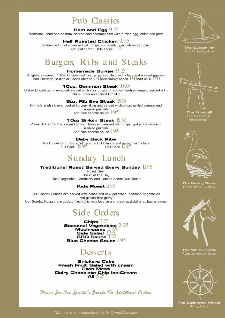  Pricelists of The White Horse - Ramsden Heath Heath Road, Ramsden Heath - Photo 4 of 5