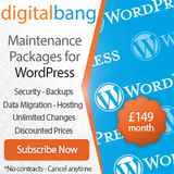 WordPress Support Packages - Advanced Plan Â£149/month WordPress Web Design & SEO | WP Support Packages - Digital Bang Ltd Kemp House, 152 City Road 