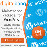 WordPress Support Packages - Premium Plan Â£399/month WordPress Web Design & SEO | WP Support Packages - Digital Bang Ltd Kemp House, 152 City Road 
