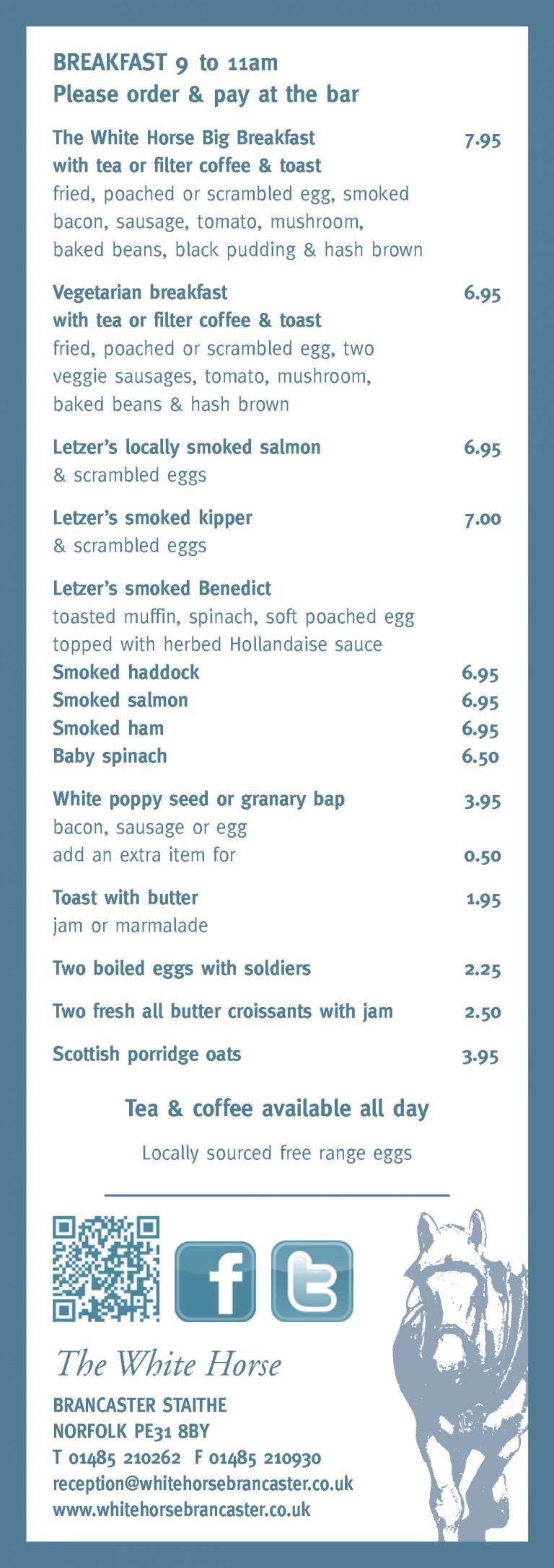  Pricelists of The White Horse Inn - Brancaster The White Horse - Photo 15 of 15