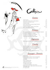 Menus & Prices, Gallopin, PARIS