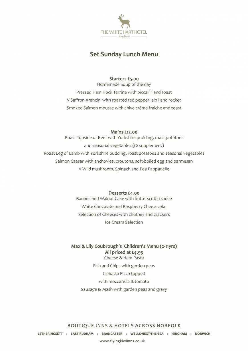  Pricelists of The White Hart Hotel - Hingham 3 Market Place Hingham - Photo 4 of 6