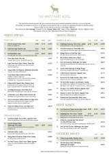 Menus & Prices, The White Hart Hotel - Hingham, Norwich