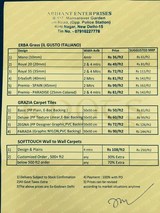 Menus & Prices, Knots India, New Delhi
