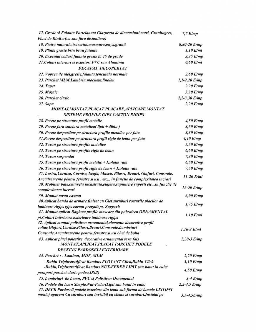 Pricelists of HFL Co Design,Amenajari interioare amenajari exterioare Nirajului 20 - Photo 4 of 8