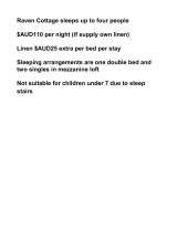 Menus & Prices, RAVEN COTTAGE Holiday Accommodation Kangaroo Island, Kangaroo Island