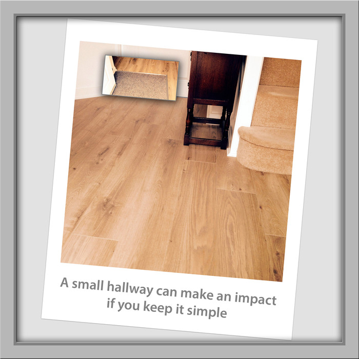 Simplicity lends elegance to a small area.<br />
A small entrance can make an impression with a minimal approach.<br />
Laminate flooring is ideally suited to high traffic areas and the fitted entrance mat adds that finishing touch. Fitters' Snaps of DA Flooring 3 Enmore Close - Photo 4 of 8 Simplicity lends elegance to a small area.<br />
A small entrance can make an impression with a minimal approach.<br />
Laminate flooring is ideally suited to high traffic areas and the fitted entrance mat adds that finishing touch. Fitters' Snaps of DA Flooring 3 Enmore Close - Photo 4 of 8