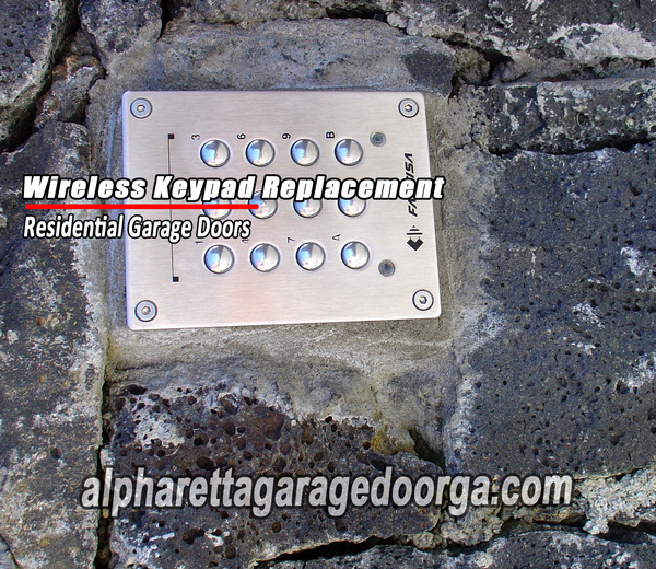 Wireless Keypad Replacement Profile Photos of Alpharetta Garage Door GA 905 Lake Union Hill Way - Photo 13 of 13