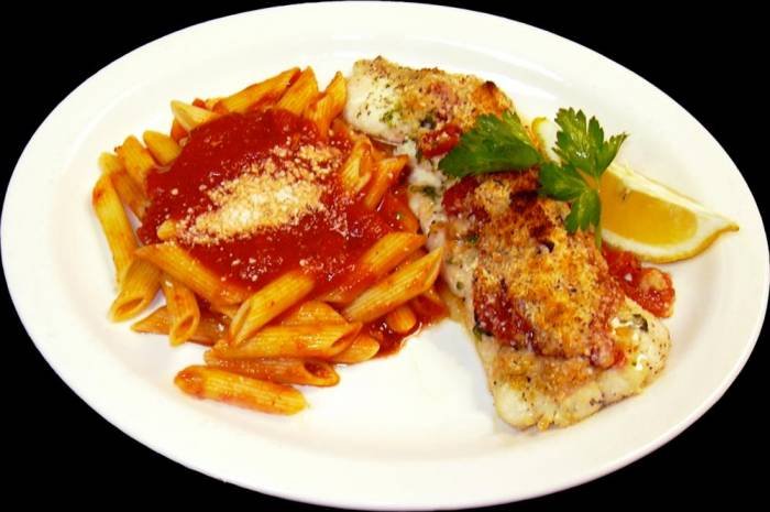 Italian Baked Fish, crusted with a delicious bread crumb mixture and baked. Much better than deep fried. Food Photos of Citta di Militello 760 Wehrle Drive - Photo 6 of 8 Italian Baked Fish, crusted with a delicious bread crumb mixture and baked. Much better than deep fried. Food Photos of Citta di Militello 760 Wehrle Drive - Photo 6 of 8