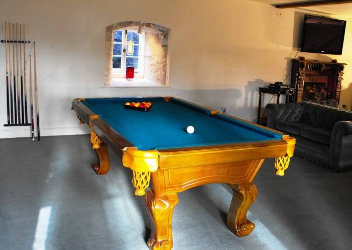 Pool table in sitting room Internal photos of holiday properties. of Manston Court Accommodations Manston Court, Manston Court Road, Manston, - Photo 16 of 18