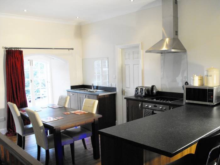 Kitchen / dining room in The Chapel Internal photos of holiday properties. of Manston Court Accommodations Manston Court, Manston Court Road, Manston, - Photo 14 of 18