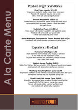 Menus & Prices, BEST WESTERN PLUS DOVER MARINA HOTEL & SPA, Dover