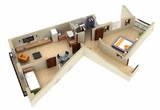 3D Floor Plan Modeling AutoCAD Drafting India Hi-Tech House, Near Gurukul Tower, Gurukul Road 