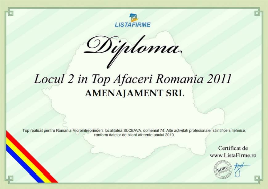  Pricelists of S.C. Amenajament S.R.L. Aleea Lalelelor nr.1 - Photo 4 of 10