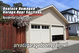 Replace Damaged Garage Door Sections, Arvada Garage Door Masters, Arvada