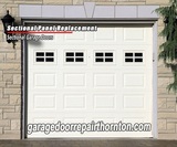 Sectional Panel Replacement Garage Door Repair Thornton 9265 Washington Street, 