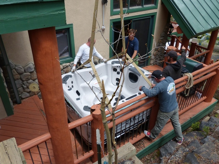 Installation of a new Bullfrog spa<br />
 Profile Photos of Rocky Mountain Hot Tub Company 102 Continental Ct, C17 - Photo 8 of 9