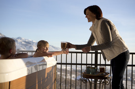 Family enjoying a new hot tub<br />
 Profile Photos of Rocky Mountain Hot Tub Company 102 Continental Ct, C17 - Photo 4 of 9