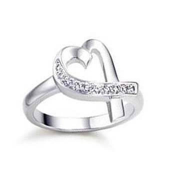 Diamante love ring Â£17.50 jewellery of Bubbles and Baubles st.clears - Photo 5 of 20