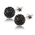 Black shamballa earrings Â£16.50 Shamballa of Bubbles and Baubles st.clears - Photo 4 of 5