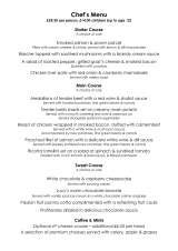Menus & Prices, The Broadway Hotel, Letchworth