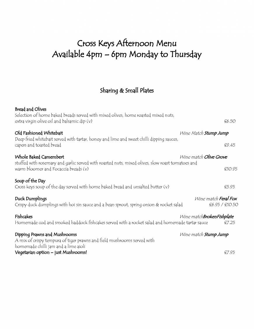  Pricelists of The Cross Keys Hotel 32 High Street - Photo 5 of 9