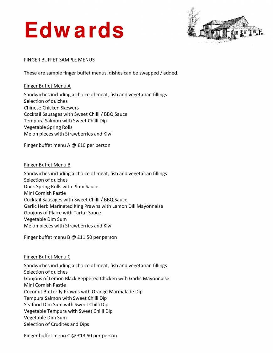  Pricelists of Edwards Bar & Brasserie Edwards Bar & Brasserie Morleys Road Weald - Photo 4 of 8