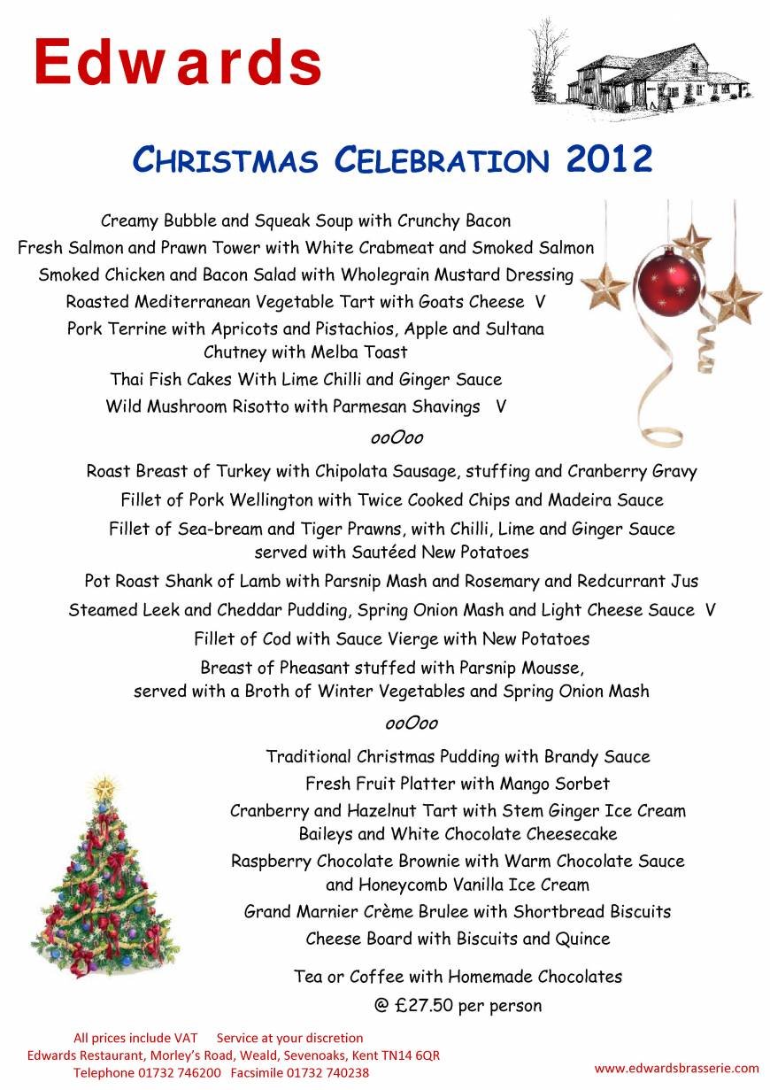  Pricelists of Edwards Bar & Brasserie Edwards Bar & Brasserie Morleys Road Weald - Photo 8 of 8