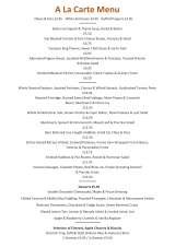 Menus & Prices, Coasters Restaurant - Southwold, Southwold