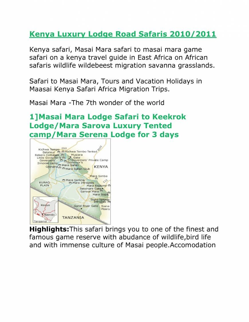  Pricelists of TWO STAR SAFARIS Mbagathi Road - Photo 25 of 29