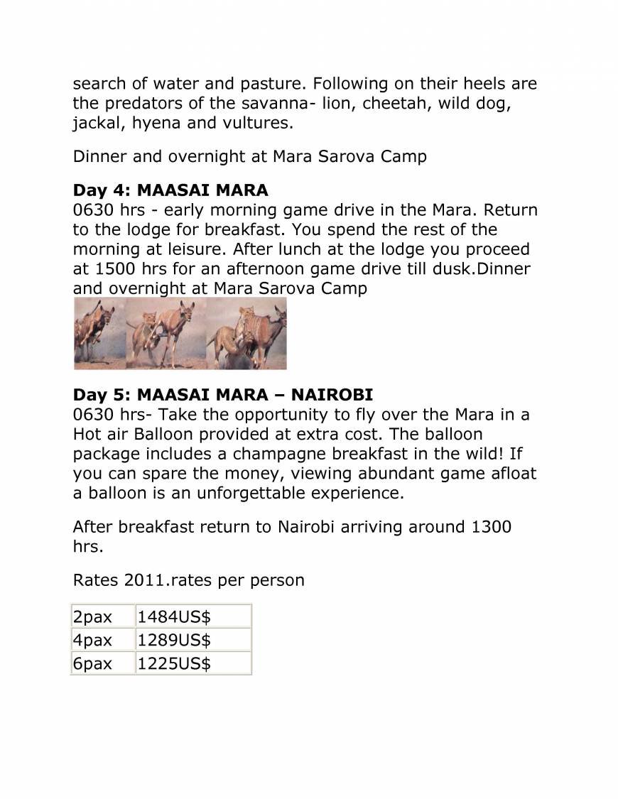  Pricelists of TWO STAR SAFARIS Mbagathi Road - Photo 19 of 29